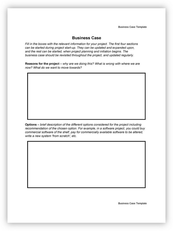 Business Case Template 07