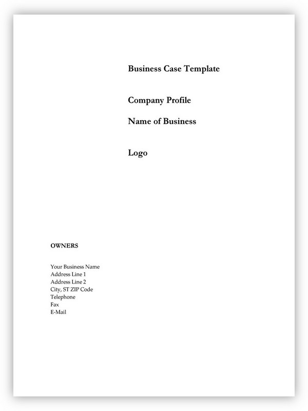 Business Case Template 14