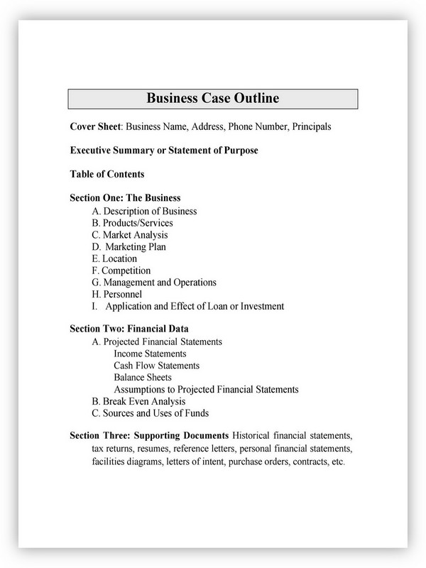 Business Case Template 15