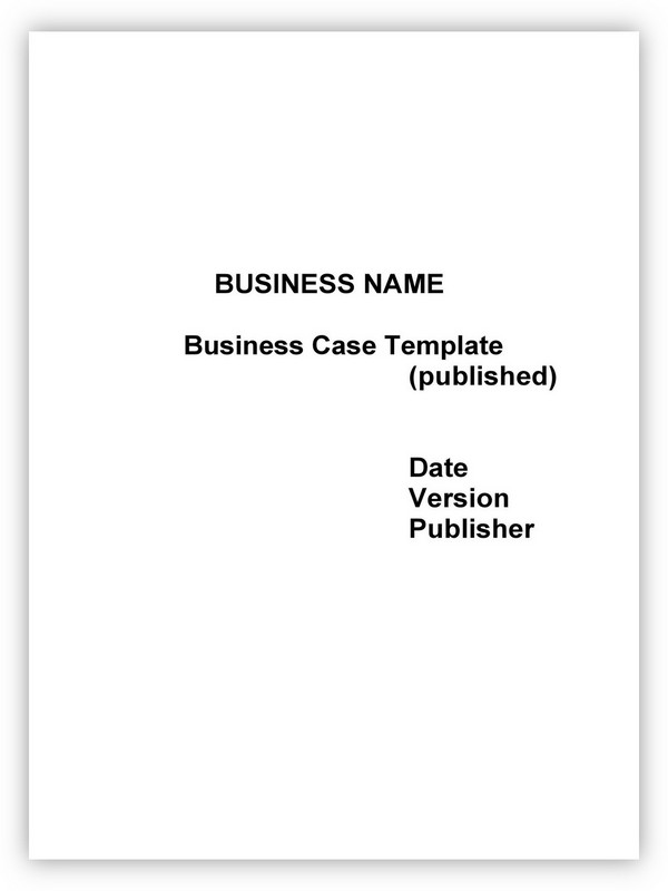 Business Case Template 21