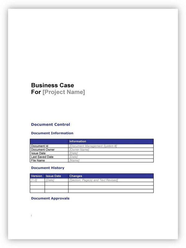 Business Case Template 24