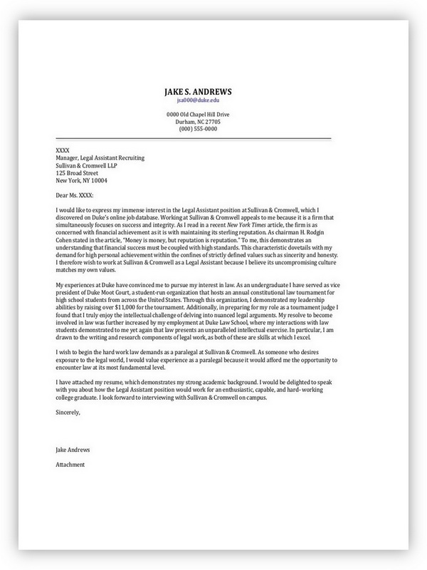 Legal Cover Letter 02 Legal Cover Letter 02