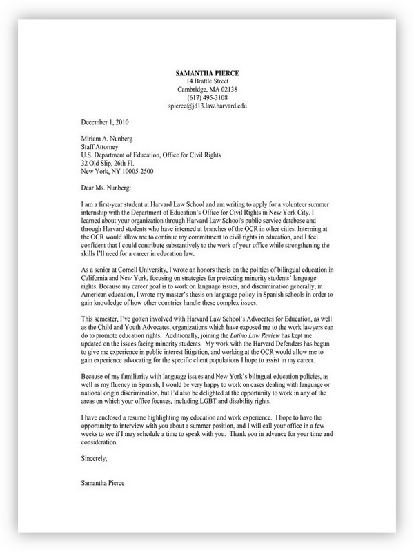 Legal Cover Letter 03 Legal Cover Letter 03