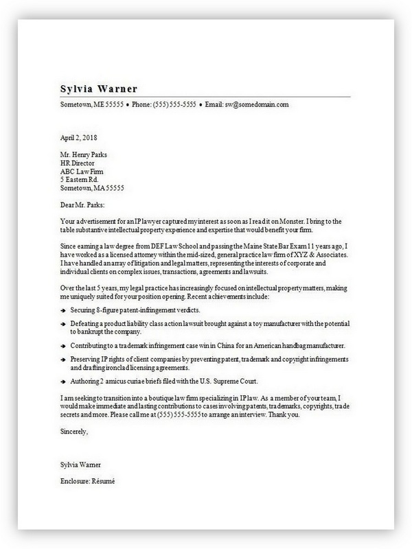 Legal Cover Letter Free Download Legal Cover Letter Free Download