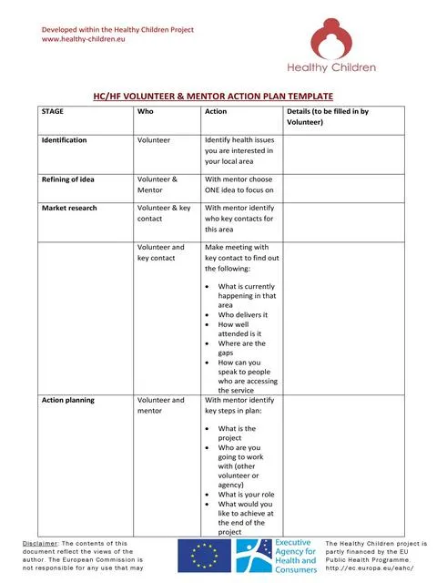 Action Plan Template 25