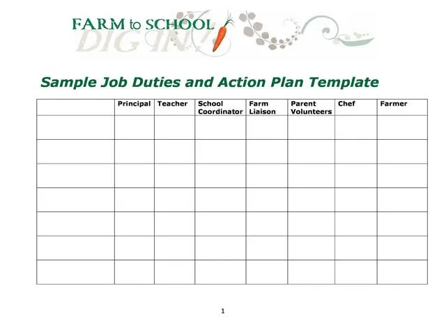 Action Plan Template 27