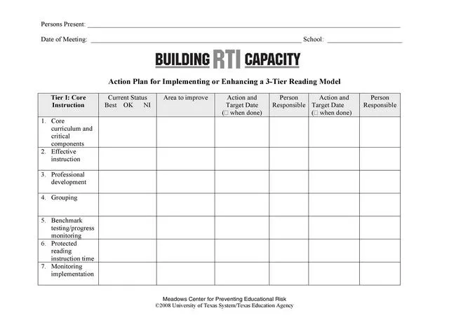 Action Plan Template 32