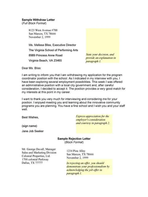 Appeal Letter Template 21