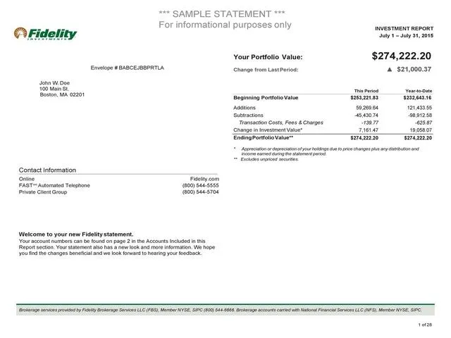Bank Statement Template 15