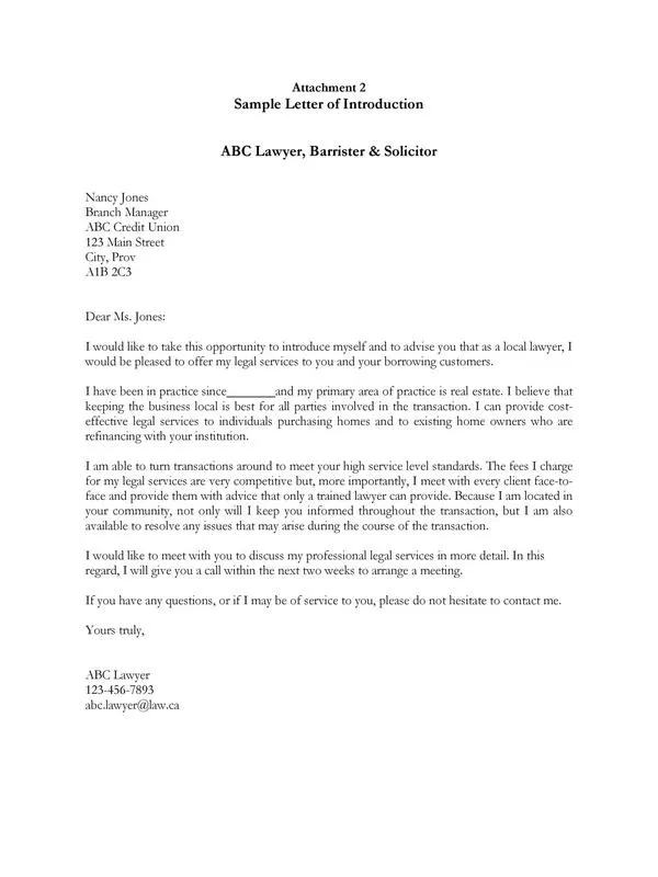 Business Introduction Letter 22