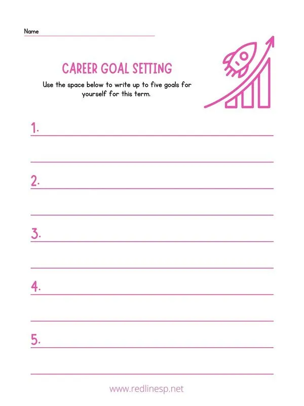 Career Goal Setting Template