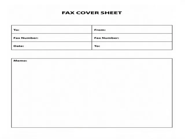 Fax Cover Sheet Template 01