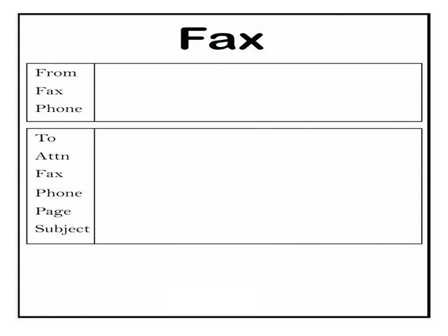 Fax Cover Sheet Template 06