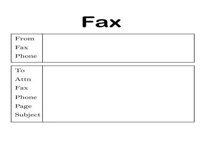 Fax Cover Sheet Template 08