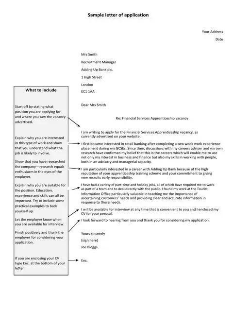 Letter Of Application Template 19