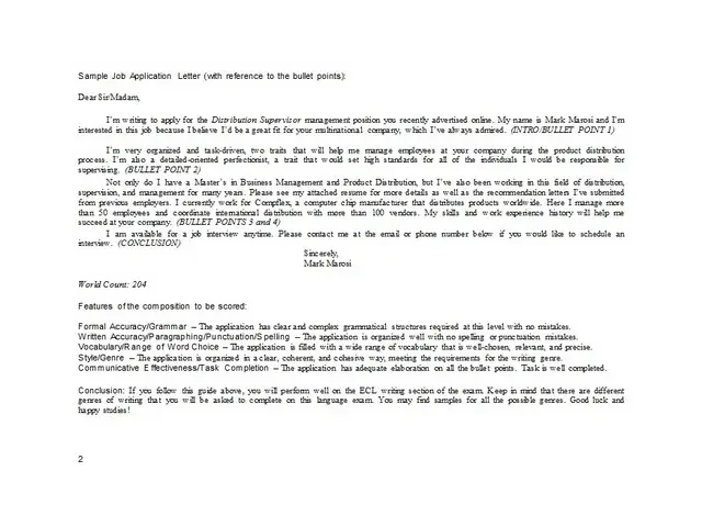 Letter Of Application Template 23