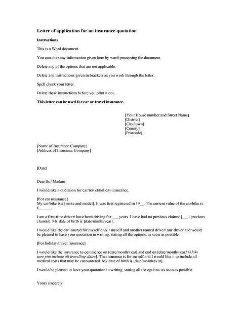 Letter Of Application Template 33