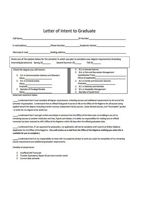 Letter of Intent Graduate School 05