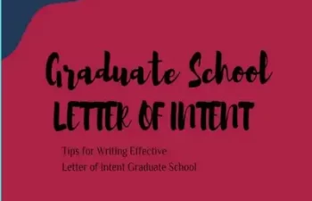 Letter of Intent Graduate School Featured