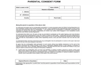Parental Consent Form Template Featured