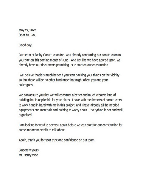 Real Estate Letter of Intent 01 Real Estate Letter of Intent 01