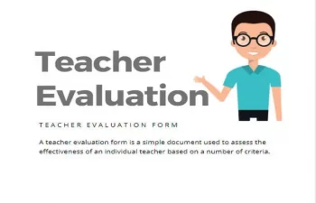 Teacher Evaluation Form Featured