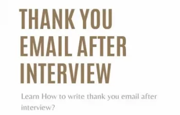 Thank You Email After Interview Featured