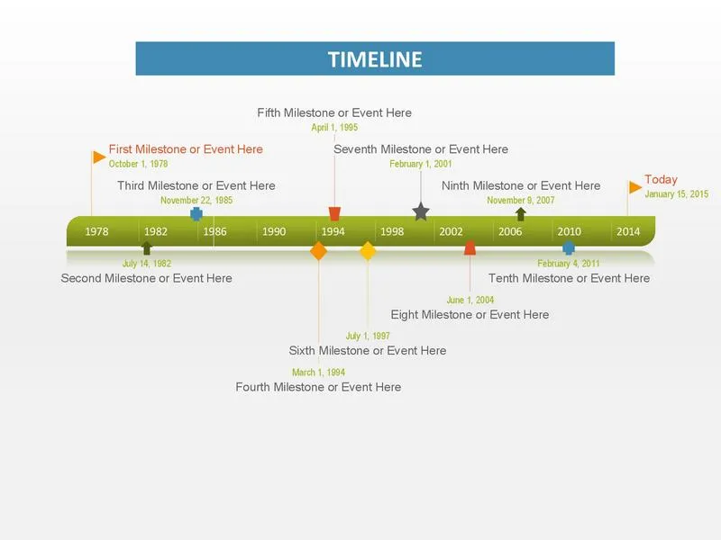 Timeline Template 06