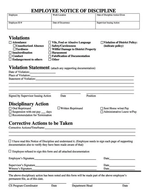 employee write up form 04