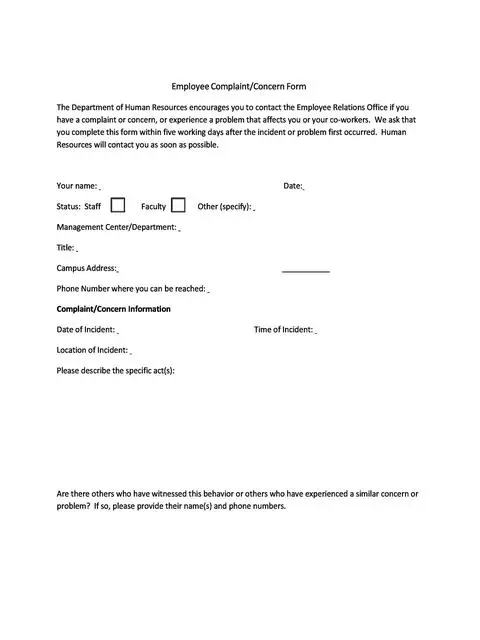 employee write up form 09