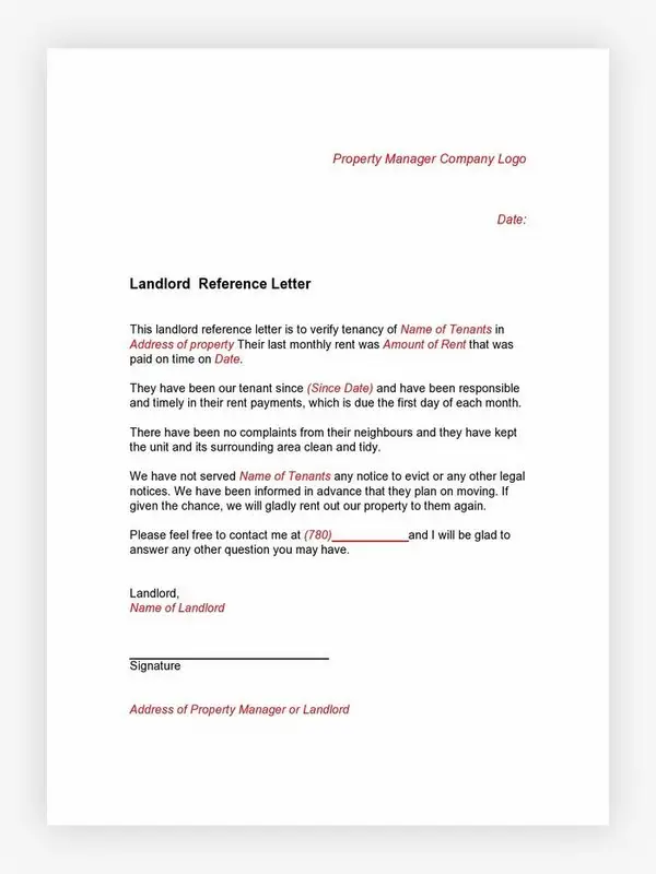 landlord reference letter template 01