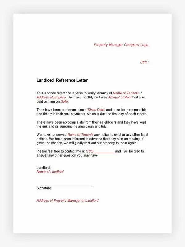 landlord reference letter template 01 landlord reference letter template 01