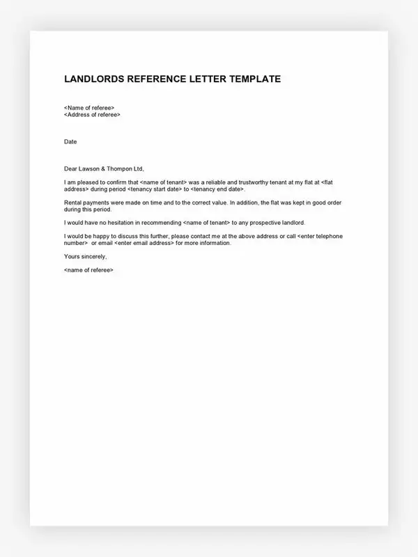 landlord reference letter template 07 landlord reference letter template 07