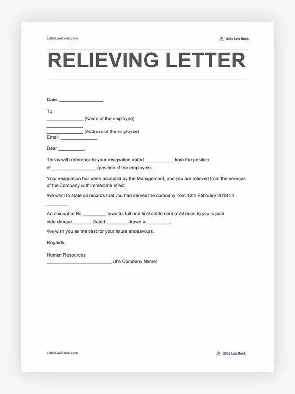 letter of relieving 02